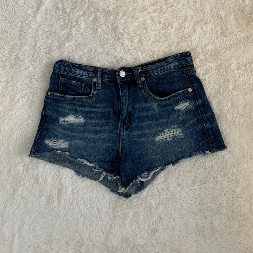 Mid-Rise Jean Shorts